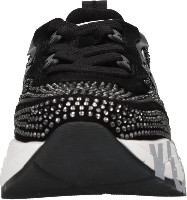 Voile Blanche Suède en leren sneakers met strass - Foto 2