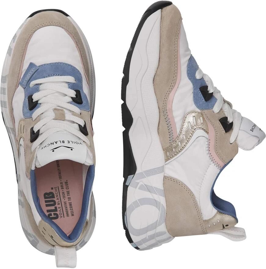 Voile blanche Beige City Chic Sneakers met Patentdetails Multicolor Dames - Foto 2
