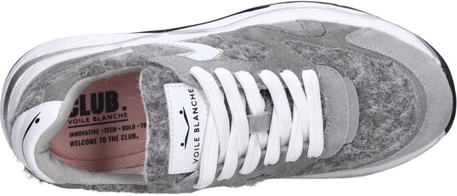 Voile Blanche Suède leer en stoffen sneakers