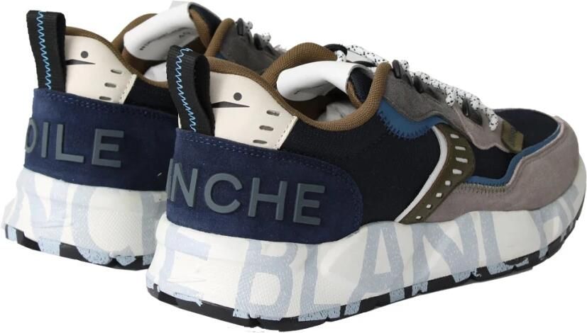 Voile blanche Heren Sneakers Club01 Grijs Marineblauw 2C22 Donkerblauw Blauw Heren
