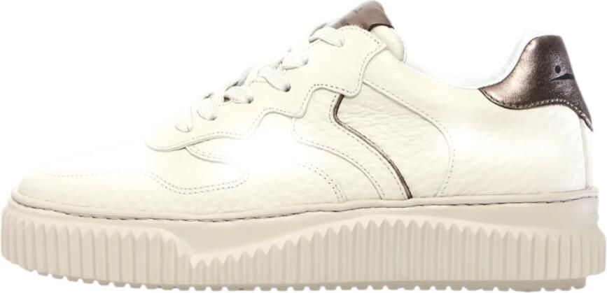 Voile Blanche Witte Leren Sneakers Elegant Ontwerp