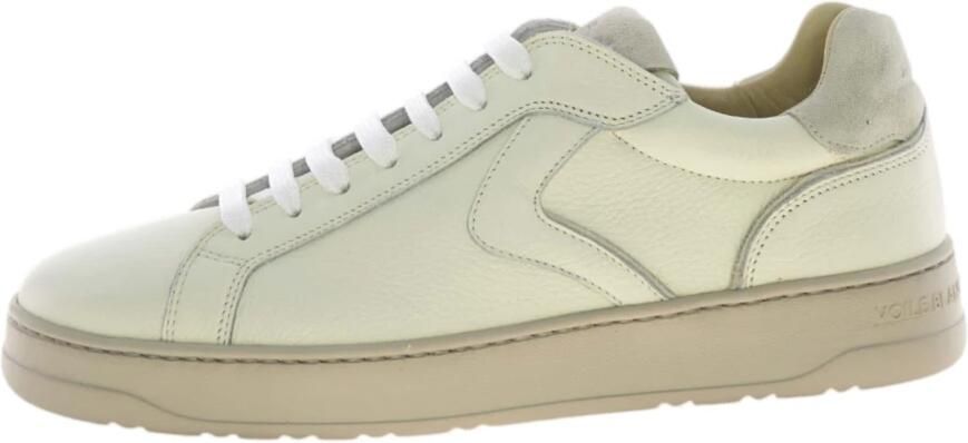 Voile Blanche Witte Leren Sneakers Elegant Ontwerp