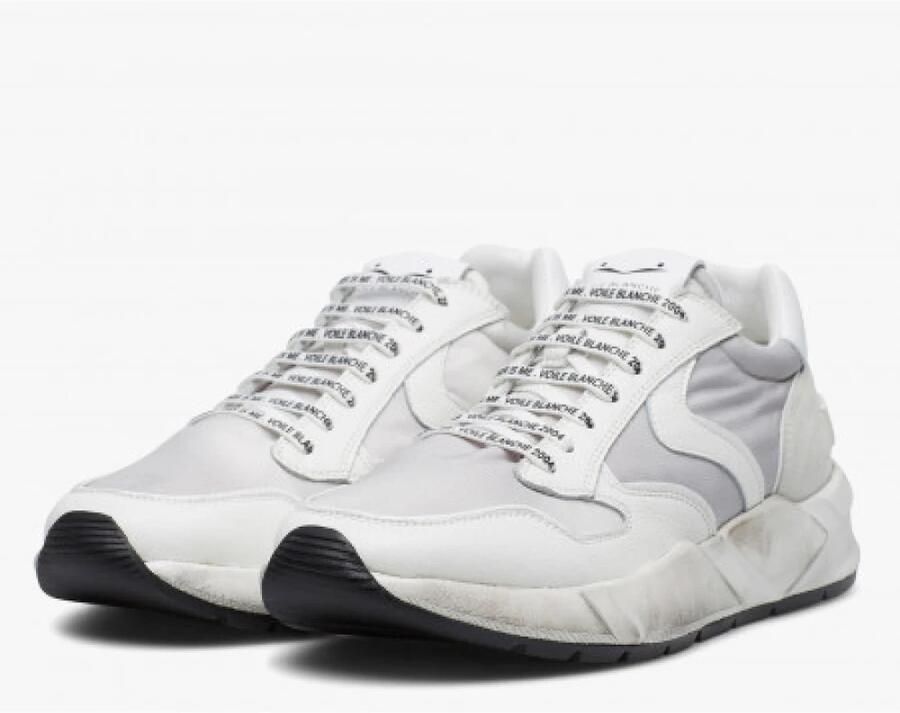 Voile Blanche Witte Sneakers met Suède Bovenkant - Foto 3