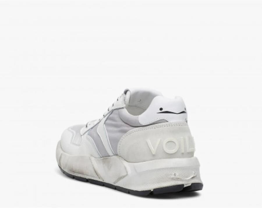 Voile Blanche Witte Sneakers met Suède Bovenkant - Foto 5