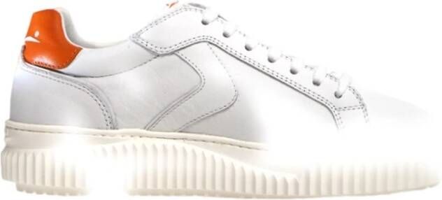 Voile blanche Witte Casual Leren Sneakers oor Dames White Dames