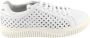 Voile Blanche Witte Geperforeerde Sneakers - Thumbnail 1