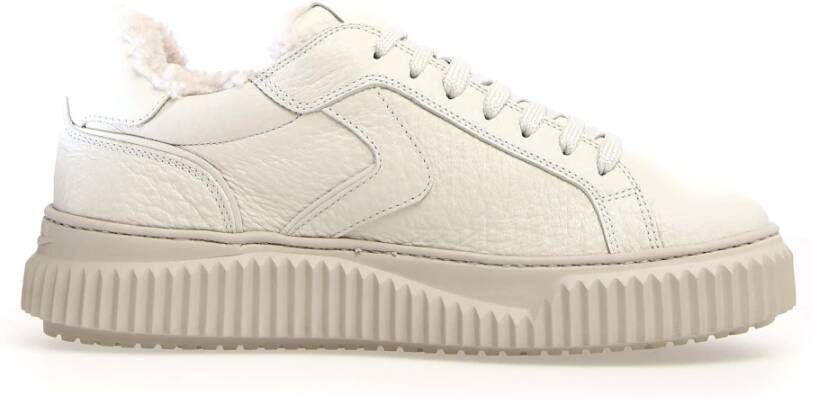 Voile blanche Witte Leren Sneakers City Chic Stijl White Dames