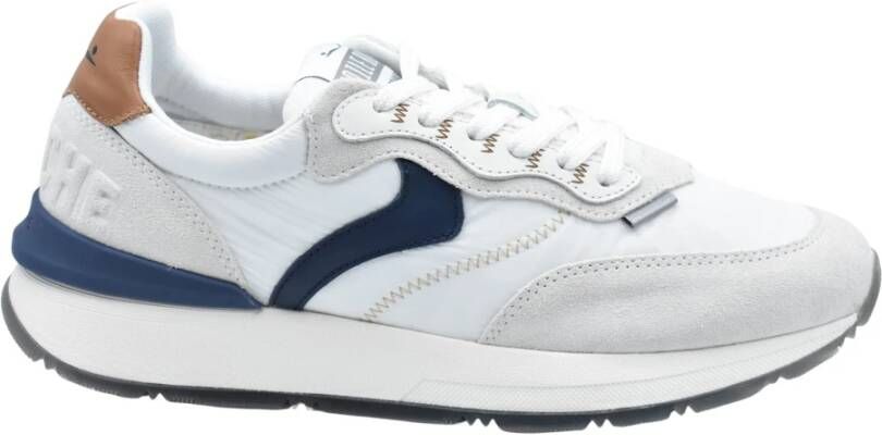 Voile Blanche Witte Navy Geveterde Schoenen Stijlvol Comfort