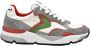 Voile blanche Witte-Rode-Groene Lage Sneakers Wit Heren - Thumbnail 1