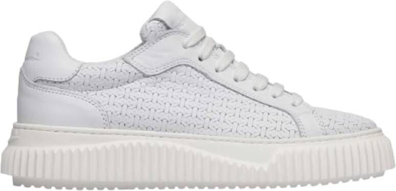 Voile blanche Leather sneakers Lipari Woven White Dames