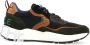 Voile blanche Groen-Zwart-Beige Sneaker Multicolor Heren - Thumbnail 6