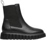 Voile blanche Leather boots Grenelle Chelsea Black Dames - Thumbnail 1