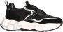 Voile blanche Zwarte Sneakers met Leren en Stoffen Voering Black Dames - Thumbnail 13