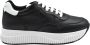 Voile blanche Zwarte Veterschoenen Elegante Stijl Black Dames - Thumbnail 1