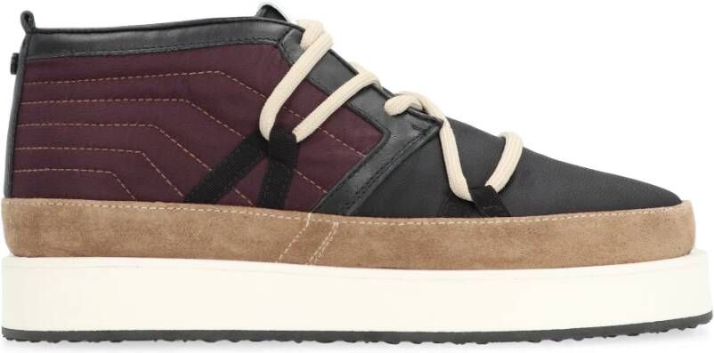 Volta Leren Mid-top Sneakers met Plateauzool - Foto 2