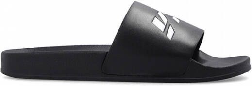 Vtmnts Zwarte rubberen slippers Zwart Heren