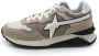 W6Yz Beige Technische en Suède Sneaker - Thumbnail 1