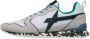 W6Yz Bicolor Stof en Suède Sneakers - Thumbnail 1
