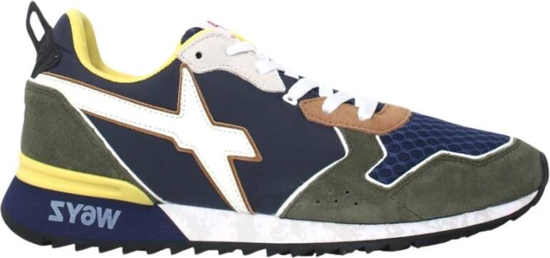 W6Yz Technical fabric and suede sneakers Jet-M. Multicolor Heren
