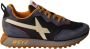 W6Yz Blauwe Herensneakers - Thumbnail 1