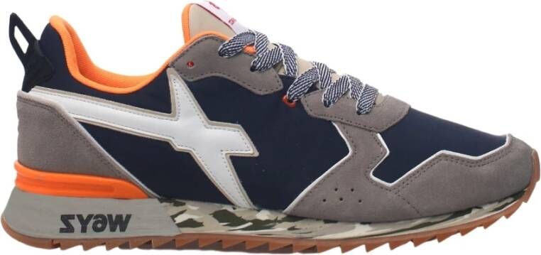 W6Yz Blauwe Jet Sneaker Urban Chic