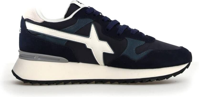 W6Yz Blauwe Sneakers met Chunky Sole Blue Heren