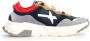 W6Yz Blauwe Sneakers met Uniek Ontwerp Multicolor Heren - Thumbnail 1