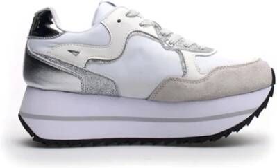 W6Yz Deva White Silver Sneakers