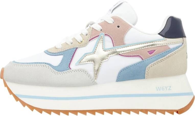 W6Yz Suede and technical fabric sneakers Deva W. Multicolor Dames