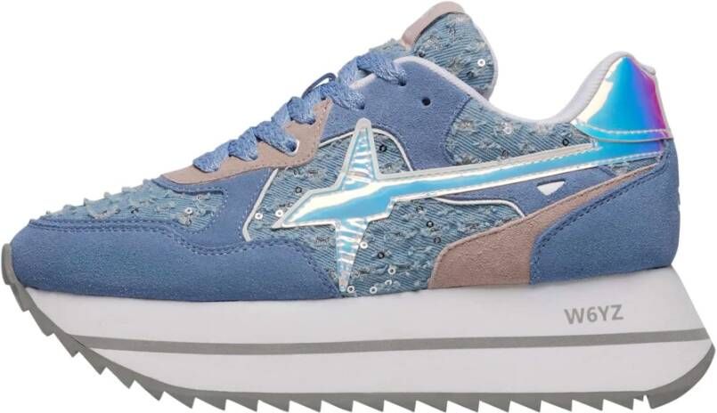 W6Yz Fabric and suede sneakers Deva W.