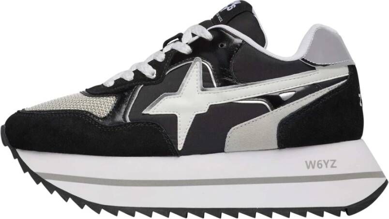 W6Yz Fabric and suede sneakers Deva W.