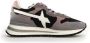 W6Yz Grijze Animal Print Sneakers Verhoog Stijl Multicolor Dames - Thumbnail 1