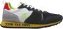 W6Yz Groene Heren Sneaker met Contrast Inzetstukken - Thumbnail 1