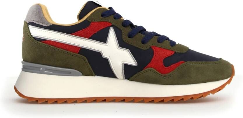 W6Yz Groene Sneakers voor Mannen Aw24 Multicolor Heren