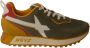 W6Yz Urban Running Sneaker met Suede Inzetstukken Multicolor Heren - Thumbnail 2