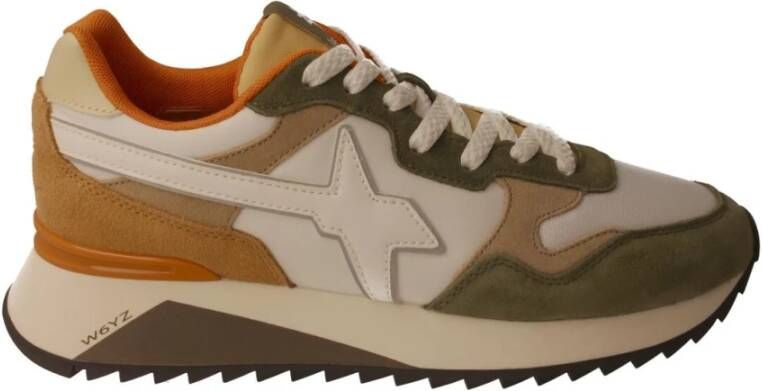 W6Yz Technical fabric and suede sneakers Yak-M. Multicolor Heren