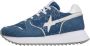 W6Yz Leather and fabric sneakers Jet-W. - Thumbnail 1