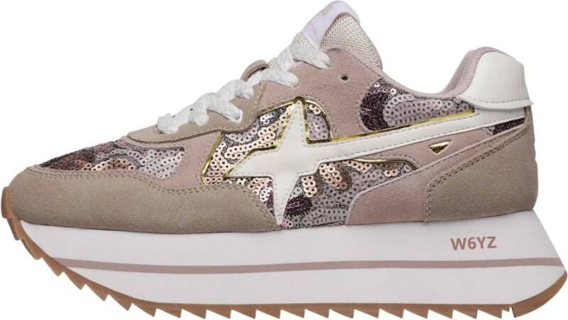 W6Yz Leather and suede sneakers Deva W.