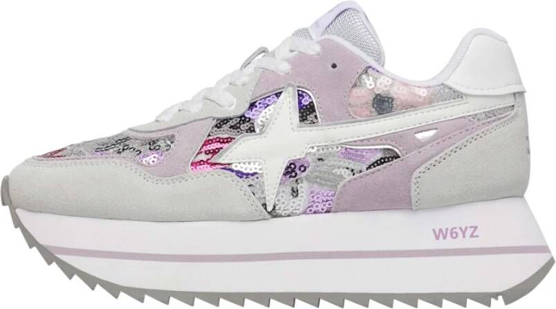 W6Yz Leather and suede sneakers Deva W.