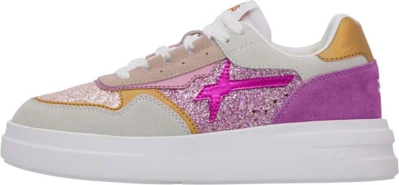 W6Yz Leather and suede sneakers Xenia W.