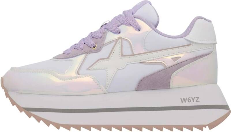 W6Yz Leather and technical fabric sneakers Deva W.