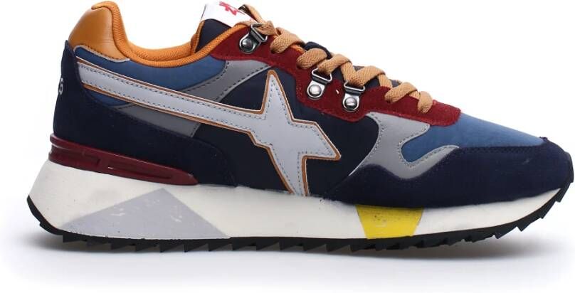 W6Yz Men & Shoes Laced Yak 08 Blauw Heren
