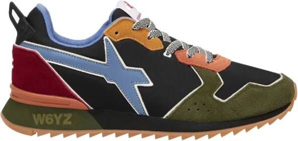 W6Yz Technical fabric and suede sneakers Jet-M. Multicolor Heren