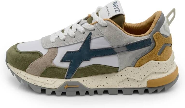 W6Yz Polyester Sneaker Breeeze Suède Technische Stof
