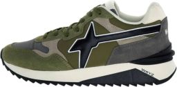 W6YZ Polyester Sneaker in militaire stijl