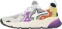 W6Yz Suede and technical fabric sneakers Sarah-W. Multicolor Dames - Thumbnail 7