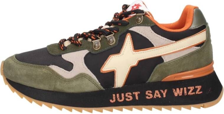 W6Yz Suede and technical fabric sneakers Yak-M. Multicolor Heren