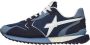 W6Yz Blauwe Sneakers Navy-Celeste Unisex Stijl Multicolor - Thumbnail 1