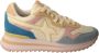 W6Yz Glamoureuze Multicolor Suède Sneakers Multicolor - Thumbnail 1