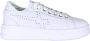 W6Yz Witte Veterschoenen voor Dames Ss23 White Dames - Thumbnail 2